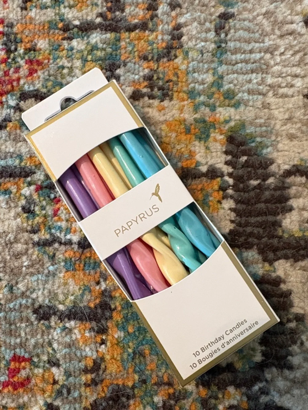🆕Papyrus Pastel Twist Cake Candles
